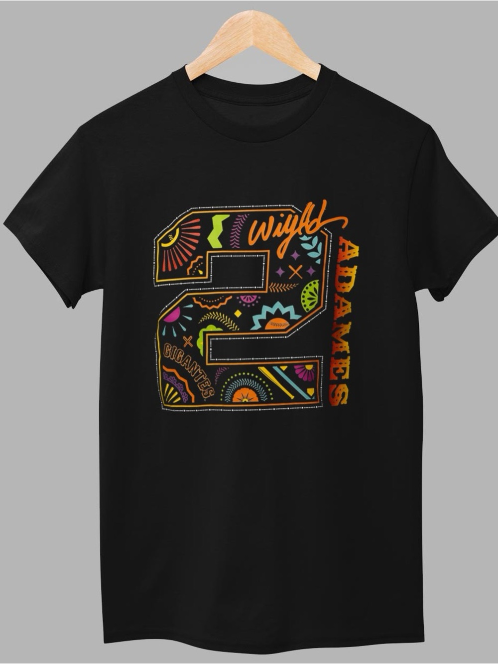 willy adames san francisco giants shirt giveaway game mlb oracle park